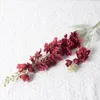1pc Simulazione di fiori artificiali Delphinium Fiore falsa fiore di seta per composizione domestica Decorazione per feste di Natale