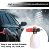 Auto wasmachine duurzaam schuim lans multifunctie 500 ml wasdruk sneeuw kanon g1/4 snelle release 16mpa
