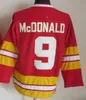 ヴィンテージホッケージャージ12 Jarome Iginla 14 Theoren Fleury 25 Joe Nieuwendyk 30 Mike Vernon 39 Doug Gilmour 2 Al Macinnis 9 Lanny McDonald 10 Gary Roberts Retro Uniforms