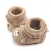 First Walkers Born Baby Boy Girl Bootie Unisex Wool Shoes Winter Warm Infant Toddler Crib Classic Floor For 0-18M