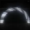 パーティーの装飾Jarown LED Meteor Light Wedding Dackdrop Arch Birthday Decor 13スタイルロマンチックなストリップステージ屋外ステージ