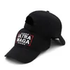 Trump Fans Embroidery Hats Black Red Ultra Maga Baseball Cap For Men and Women