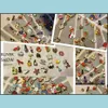 Charms Wholesale Floating Charms Diy Jewelry Mixed 1500 Styles Alloy For Magnetic Glass Living Medalhões 200Pc Drop Delivery Findings Dhwle