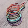 Bracelets de charme 12 couleurs Couple ethnique à la main tricoté corde bracelets pour femmes homme amoureux mode main bijoux enfants cadeau