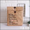 Сумки для обеда Dupont Kraft Paper Souck Сумка для блюд многоразовый хранение ящик для хранения продуктов.