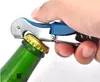 Multi-Functional 2 in 1 Bottle Openers Stainless Steel Wine Cork Screw Corkscrew Beer Cap Remover Kitchen Gadget Bar Accessories SN155