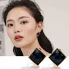 Sırtlar Küpe Idestiny Moda Meydan Küpe Kulaklar için Klipler Takı Altın Renk Kaplama Kadınlar Şık Düğün Partisi Takı Hediyesi