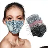 Designer Masker ADT Cotton Face Masks Justerbar skydd Mask PM 2 5 Dammt￤t tv￤ttbar med andning Vae Drop Delivery Home Gard Dhhxt