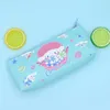 Sanrios Cinnamonroll Kuromi Kitty Cartoon double layer Pencil Case Travel Storage Bag Zipper coin purse Stationary Gift