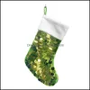 Christmas Decorations Sequin Christmas Socks Merry Gift Candy Storage Bag Pink Red Green Gold 19 Inches Xmas Decorative Stocking Dro Dhjp6