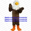 Dark Brown Eagle Hawk Mascot Costume Tiercel Falcon Vulture Carcher Character Souvenir De bästa varorna ZX528