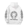 Herrtröjor tröjor lyxklassiskt klassiska märke mode män kvinna designer hästsko cross pullover hooded blixtlås tröja lösa jacke