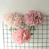 Decorative Flowers 5 Branch Peony Bunch Silk Bouquet For Wedding Decoration Bridal Holding Home Artificial