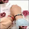 Charm Bracelets Charm Bracelets Go2Boho Natural Stone Bracelet For Couple Jewelry Knot Red String 2022 Women Trendy Valentines Day F Dhpwa