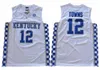 Camisetas de baloncesto Kentucky Wildcats Jersey College Baloncesto Devin Booker John Wall Anthony 23 Davis Karl-Anthony 12 Ciudades DeMarcus 15 Primos Malik Monk Fox