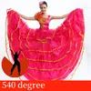 Stage Wear Flamenco Gonna Classica Corrida Spagnola Costume da Ballo da Donna Gypsies Dress Pancia Gonne SL1458