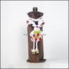 Dekoracje świąteczne świąteczne butelkę wina er flanelowa lalka szampan Santa Snowman Deer Deer Kitchen Decor Dorad dostawa do domu G Dhs2z