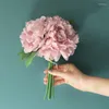 Decorative Flowers 5 Branch Peony Bunch Silk Bouquet For Wedding Decoration Bridal Holding Home Artificial