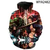 Männer Hoodies Mode Kimetsu Keine Yaiba Männer Frauen Kinder Sweatshirts 3D Gedruckt Pullover Mit Kapuze Junge Mädchen Streetwear Casual Tops