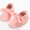 Chaussures de premiers pas pour bébés de 0 à 18 mois, mocassins pour filles, avec nœud papillon et paillettes, baskets décontractées, automne