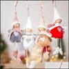 Kerstdecoraties Kerstdecoratie hanglange pop engel pluche boom hangende ornament xmas poppen kinderen geschenken drop levering ho dhjl4