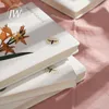 224Pages Color Printing Flower Notebook Portable A5 Thickened DIY Journal Student Writing Diary Office Notepad Stationery