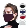 Designer-Masken Adt Gesichtsmaske mit Schild Baumwolle Outdoor Haze Staub Ks Augen Mann Frau Schutzmasken Drop Lieferung Haus Garten Haus Dh2Xp