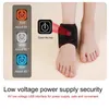 Ankle Support USB Heated Brace Wrap Therapy For SprainCare Belt Heel Massager Foot Health Care