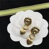 Retro Pearl Earrings Letters Tassel Designer Earring Women Brand Earrings Stud Jewelry Accessories Luxury Pendant Earrings