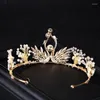 Headpieces Wedding Decor Diamond Crown Birthday Princess Tiara Gift Bridal smycken huvudbonad