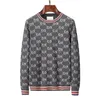 2023 Herrens designer tr￶jor Retro Dlassic Luxury Sweatshirt Men Arm Brev Broderi Rund hals Bekv￤m h￶gkvalitativ Jumper Fashion Cardigan f￶r kvinna