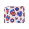 Emballage cadeau ruban de la fête de l'indépendance américaine 4th Jy Paquet cadeau Usa Patriotic Diy Hair Accessoire 22Mm / 10 Yards A Roll Drop Delivery H Dhbfp