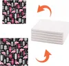 Pads Sublimation heat transfer heat insulation coaster Square blank Nordic style simple mark coasters Cork coasteres