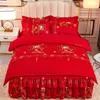 Duvet Cover Wedding Bedding Sets Festive Couple Bed Duvet Covers Sanding Luxury Double Queen King