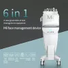 Profissional 6 em 1 Máquina de microdermoabrasão Hydra M6 RF Ultra EMS Plasma vaporizador facial do salão de água Oxigênio Máquina de oxigênio para rugas Acne Blackhead