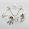 Charm Bracelets Clear Crystal For Women With Dream Catcher & Bangles Fashion Jewelry Gift Drop