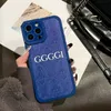 Luxury Phone Cases Fashion Klein Blue Pattern Phonecase Designers Letterns Case Shockproof Cover Shell For IPhone 13 Pro Max 12 11 XS XR Hot