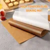 Baking Tools Mat Fiberglass Cloth High Temperature Thick Oven Resistant Bake Oilcloth Pad Cooking Paper