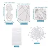 Jewelry Pouches 500pcs Marble Pattern Necklace Earring Display Cards Paper Ear Stud Hang Tag Card For Packaging Cardboard Holder