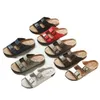 New Summer Cork Slipper Flip Flops Beach Sandals Wholesale Women Mixed Color Casual Slides Shoes Flat Platform sandals