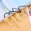 Exquisite Mini Metal Art Pattern Bookmark Feather Angel Key Chinese Style Creative Classical