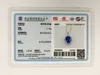 Kvinnors unika blå Topaz Jewelry Classic 925 Sterling Silver Oval Shape Diamond Wedding Necklace
