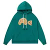 Herrtröjor tröjor designer våren desgienr män hoodie långärmade trasiga björnar hoody mens pullover tröja lös teddy mhrw