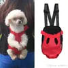 Tragbarer Hundeträger-Rucksack Outdoor-Reisen Haustiergurt Umhängetasche Vorderbeintasche Verstellbare Mesh-Hundegurtrucksäcke ST256