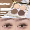 Eye Shadow Mini 4 Colors Sequins Eyeshadow Peach Blossom Portable Luminous Pearlescent Long Lasting Glitter Palette TSLM1