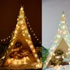 سلاسل القطن LED LED FAIRY String Lights Garland Christmas Tree Decorations for Home Room Outdoor Holdy Wedding Party Lamp