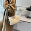 Shoulder Bags All-match Furry Handbag Small HBP Designer Autumn And Winter Underarm Plush Pouch Crossbody Women's Fashion