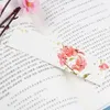 Sheets/pack Creative Chinese Style Retro Exquisite Boxed Paper Bookmark Fantasy Landscape Flowers Souvenir Small Gifts