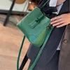 Fashion Bag High End Leather Luxury Women's Handbag Oblique Cross Wrap Head Layer Cowhide Bubble Mönster