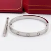 Brangles ￠ vis Brangles 316l Titanium Bracelets Bracelettes Bracelet en or rose argent￩ Bracelet en acier inoxydable Femmes Bracelet de concepteur de tournevis pour hommes bijoux